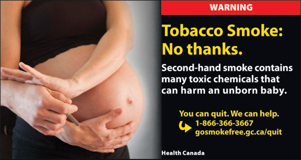 Canada 2012 ETS baby - targets pregnant women - cigars eng